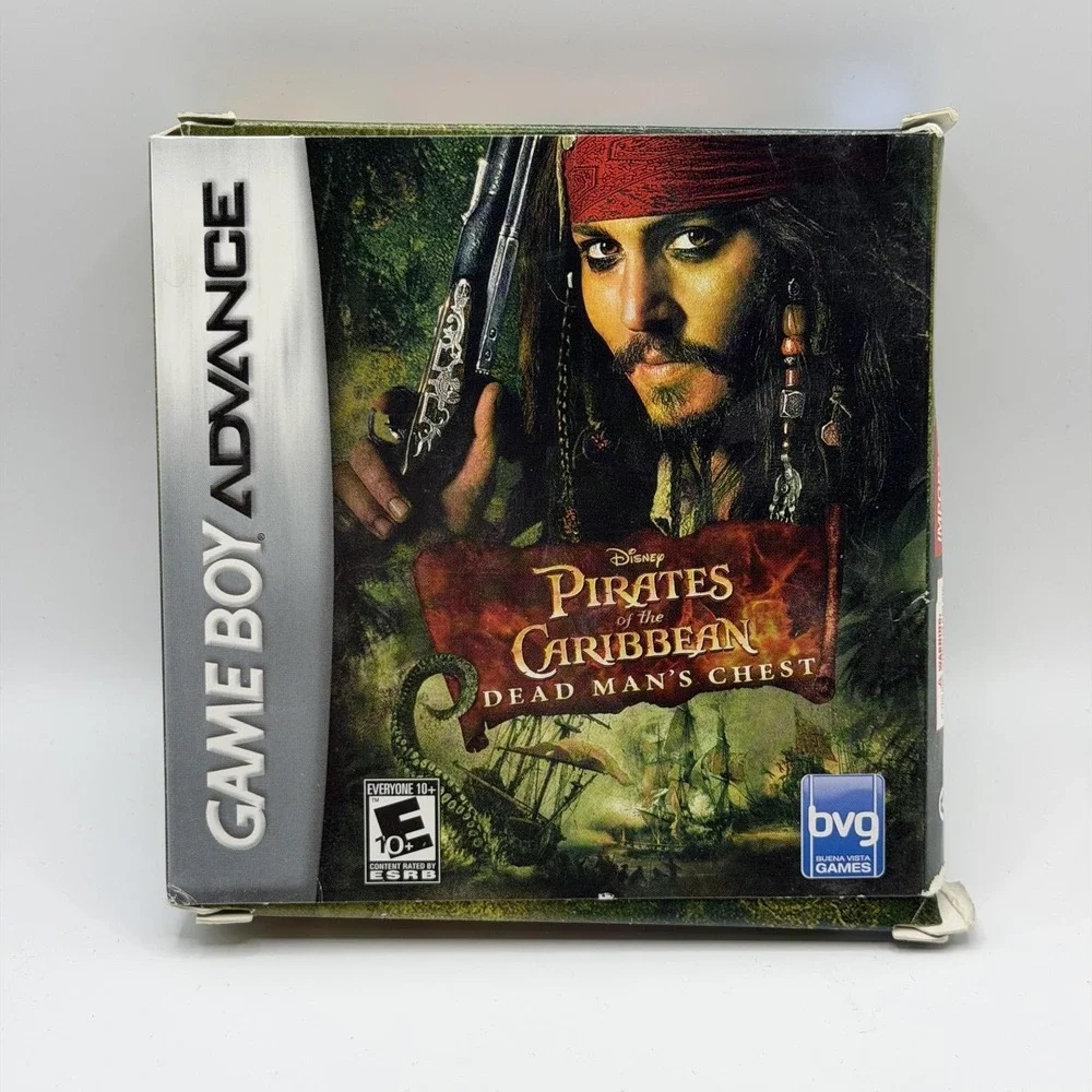 Pirates Of The Caribbean‎ Nintendo GBA Game E10+ Bvg NTSC-U/C